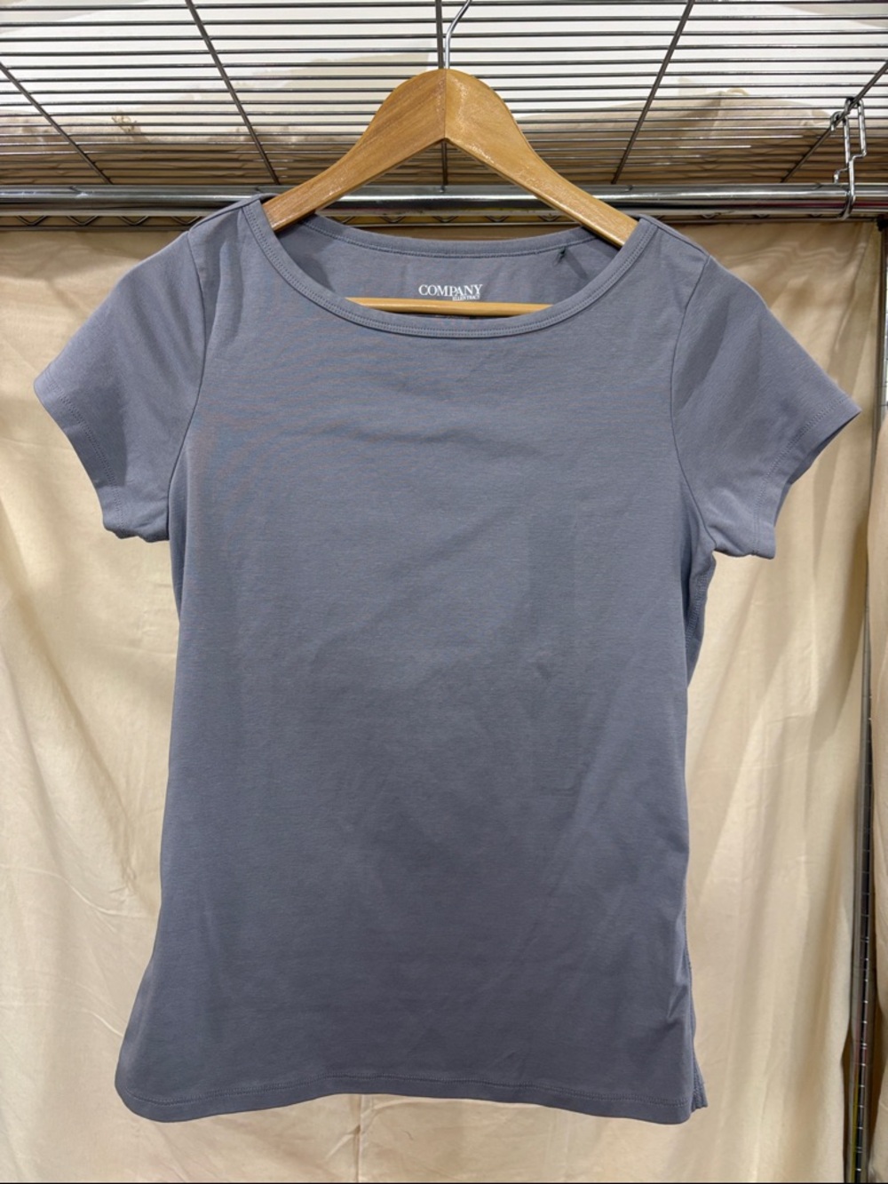 Slate Blue Short Sleeve Crewneck Tee